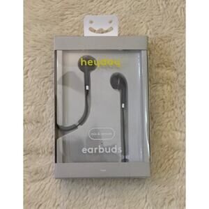 heyday™ Wired Earbuds- Black/Silver